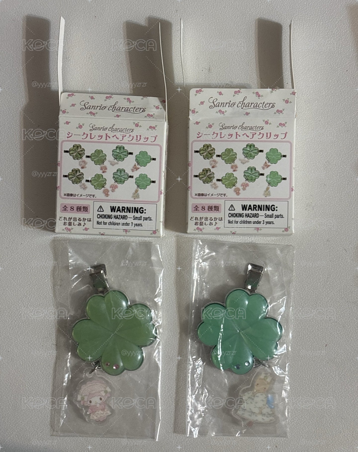三麗鷗四葉草髮夾