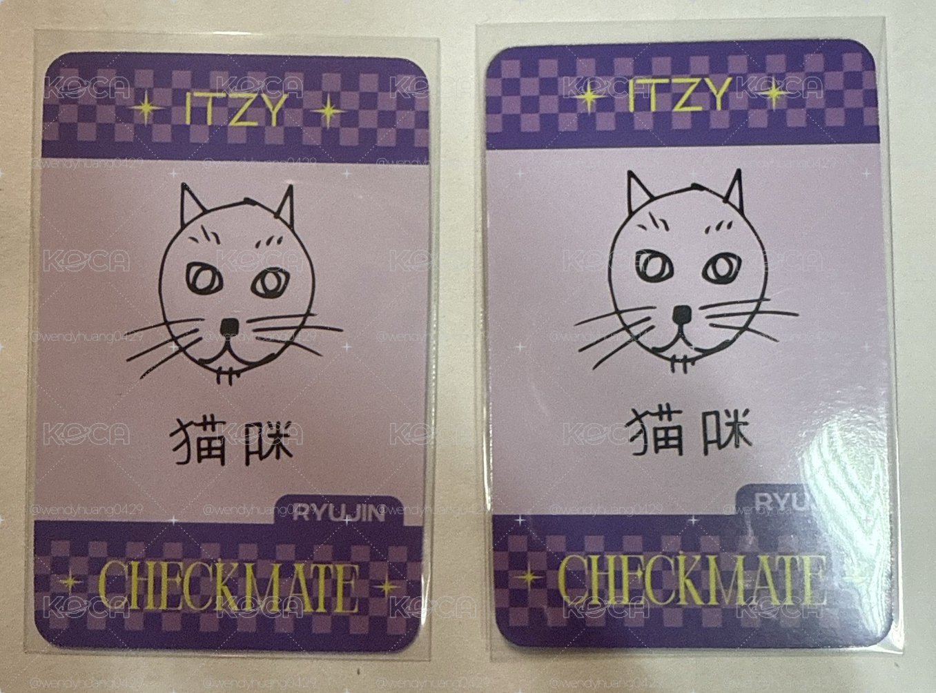 CHECKMATE tou 3.0 簽售卡 一套