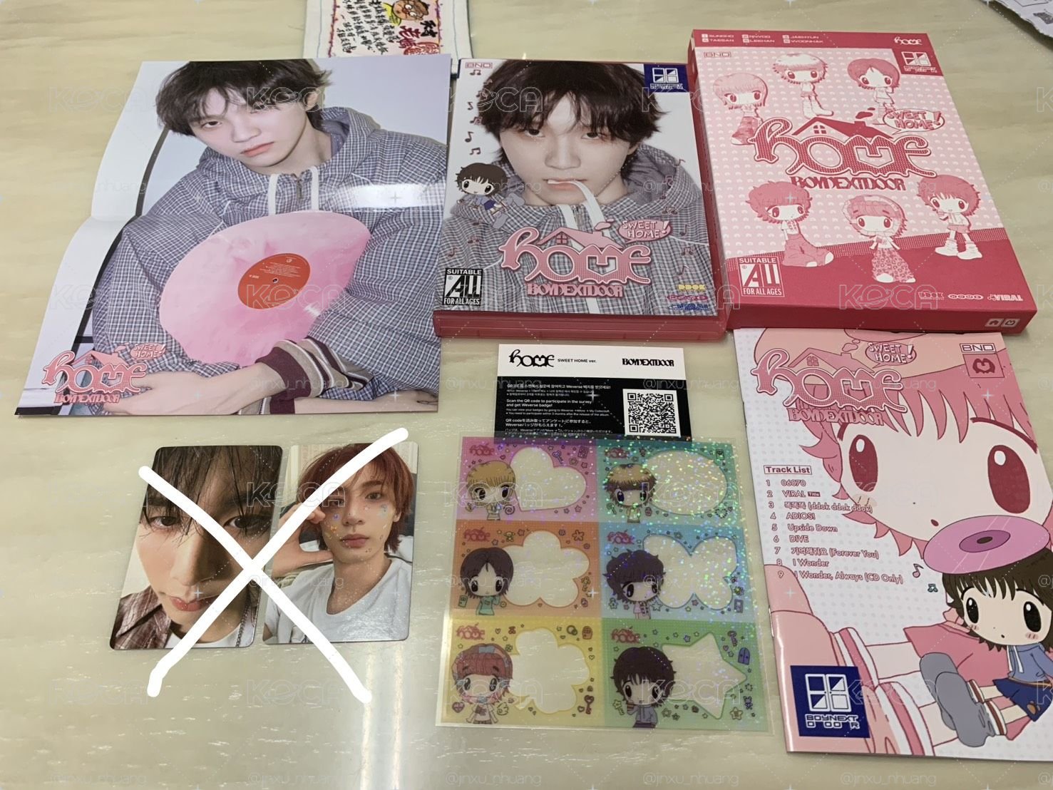 HOME 專輯 單封 SWEET HOME ver. 空專