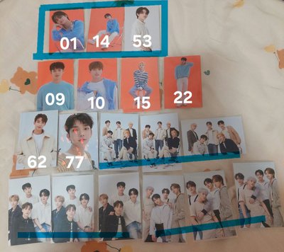 ❤️💎 SEVENTEEN INC 克拉島 卡包 小卡 in complete