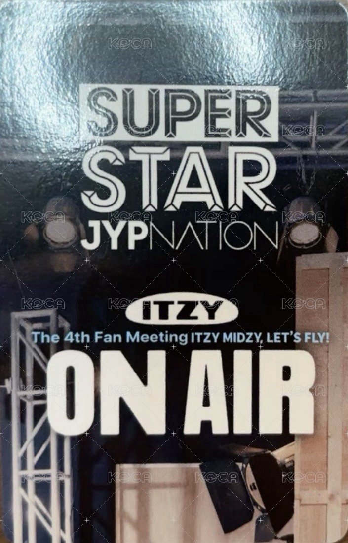 日本四週年紀念 JYP JAPAN 25FM 遊戲卡  背面