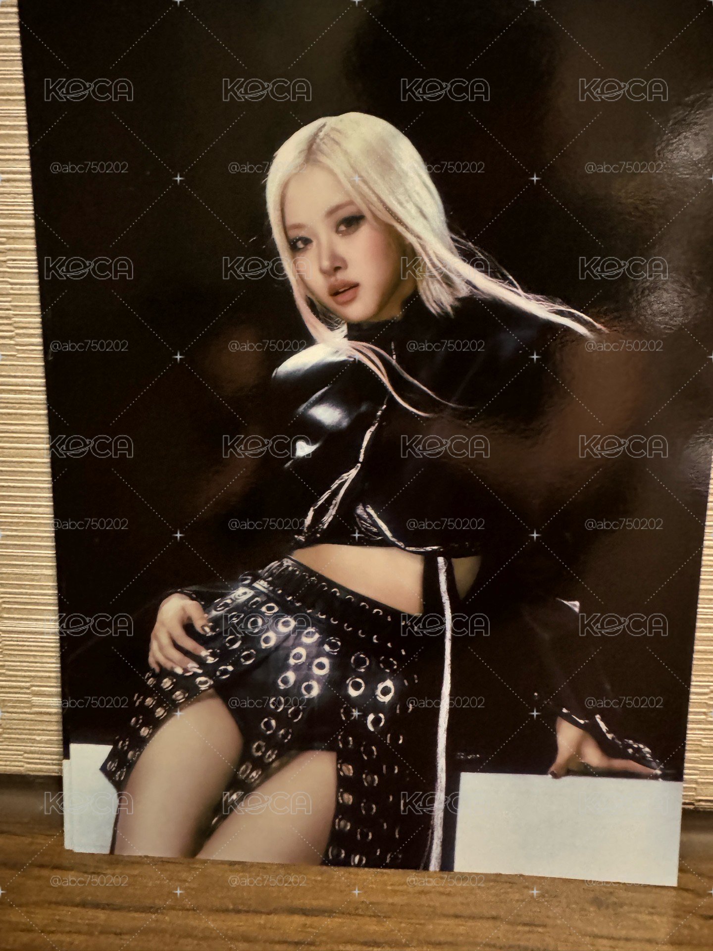  BLACKPINK Rose明信片，dead Line