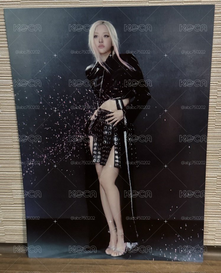  BLACKPINK Rose deadline明信片