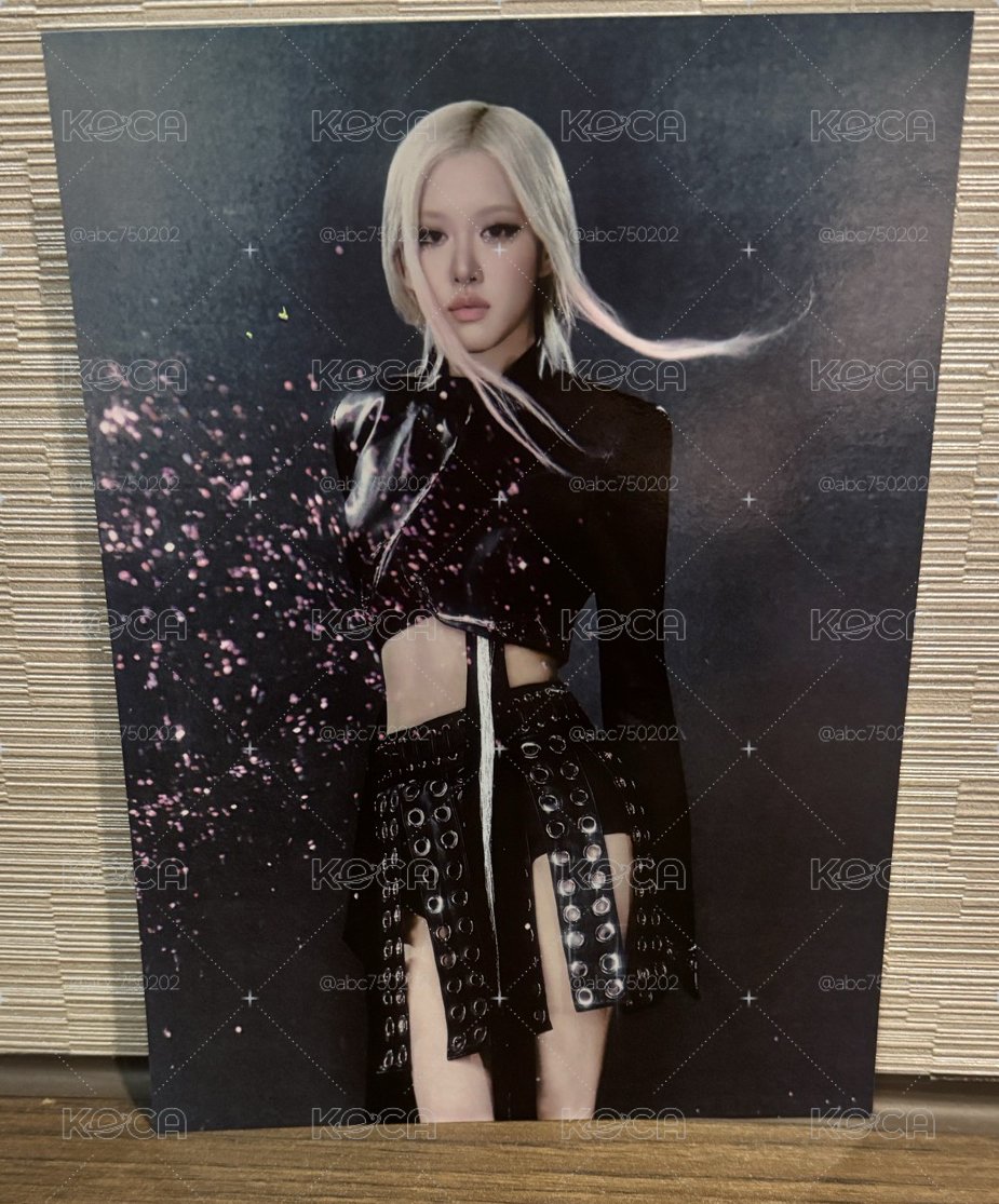  BLACKPINK Rose deadline明信片