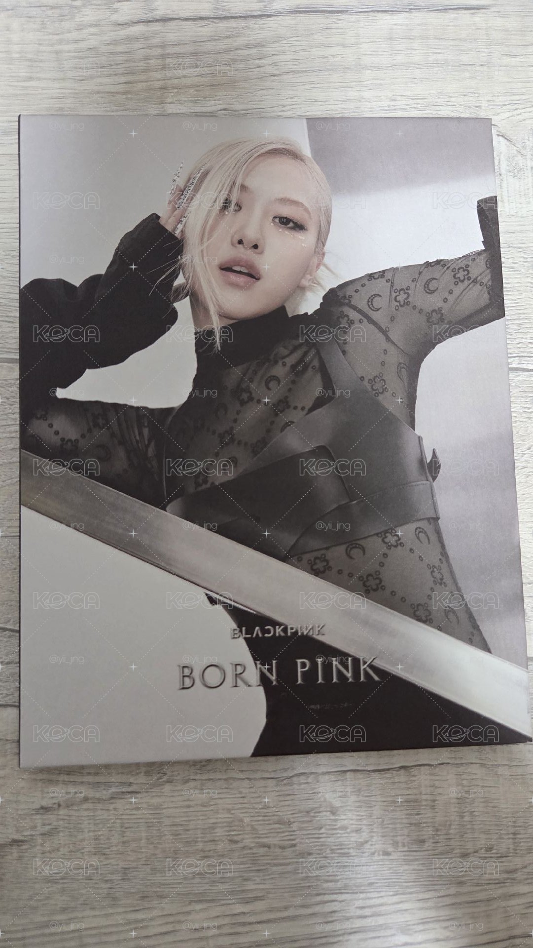 Blackpink Rośe Born pink 空專