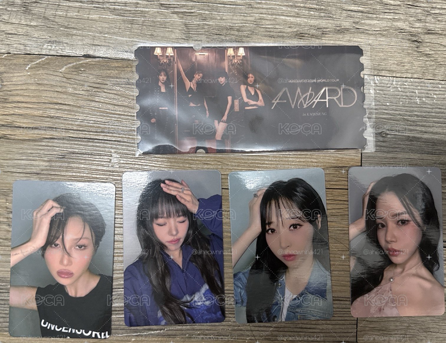 2026 WORLD TOUR [4WARD] 入場卡 / 場限卡 高雄 入場卡