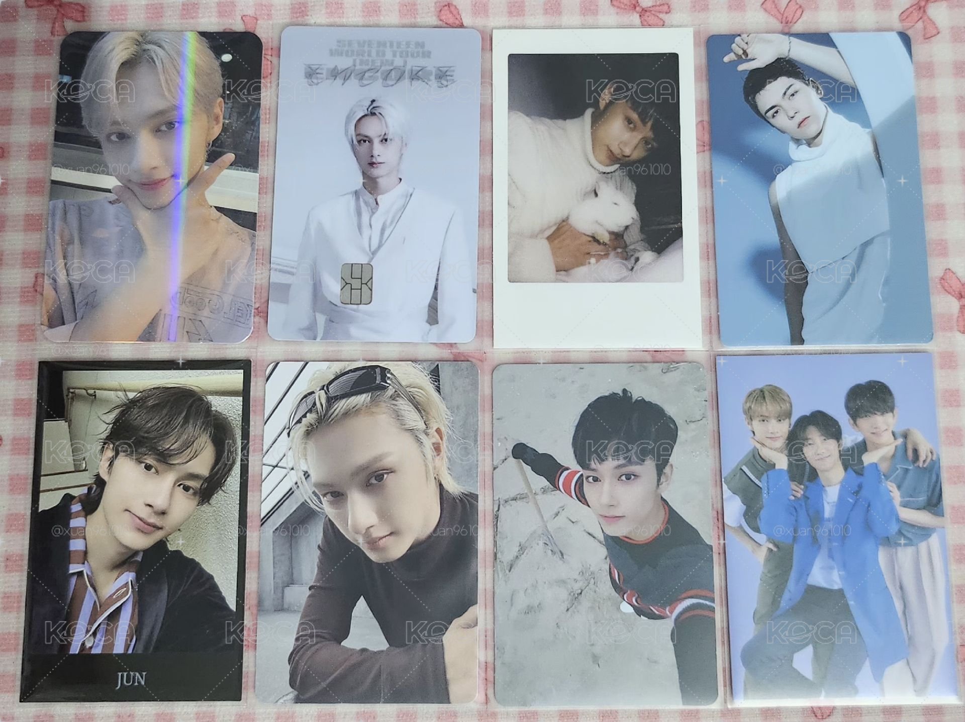 SEVENTEEN 文俊輝 崔瀚率 小卡 
