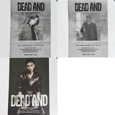 Xdinary Heroes 迷你八輯 DEAD END 小卡 明信片 海報