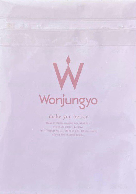 Wonjungyo 代言卡 白衣 背面