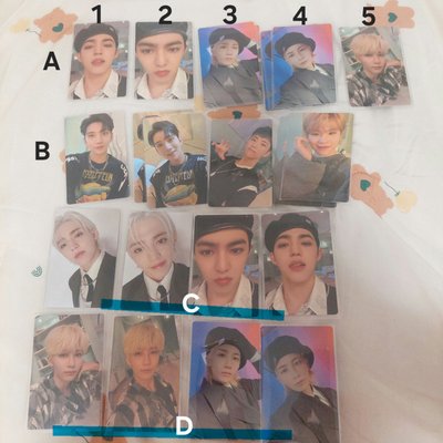 SEVENTEEN 克拉盤 專卡 小卡 勝哲 淨漢 知秀 順榮 圓佑 知勳 珉奎 碩珉