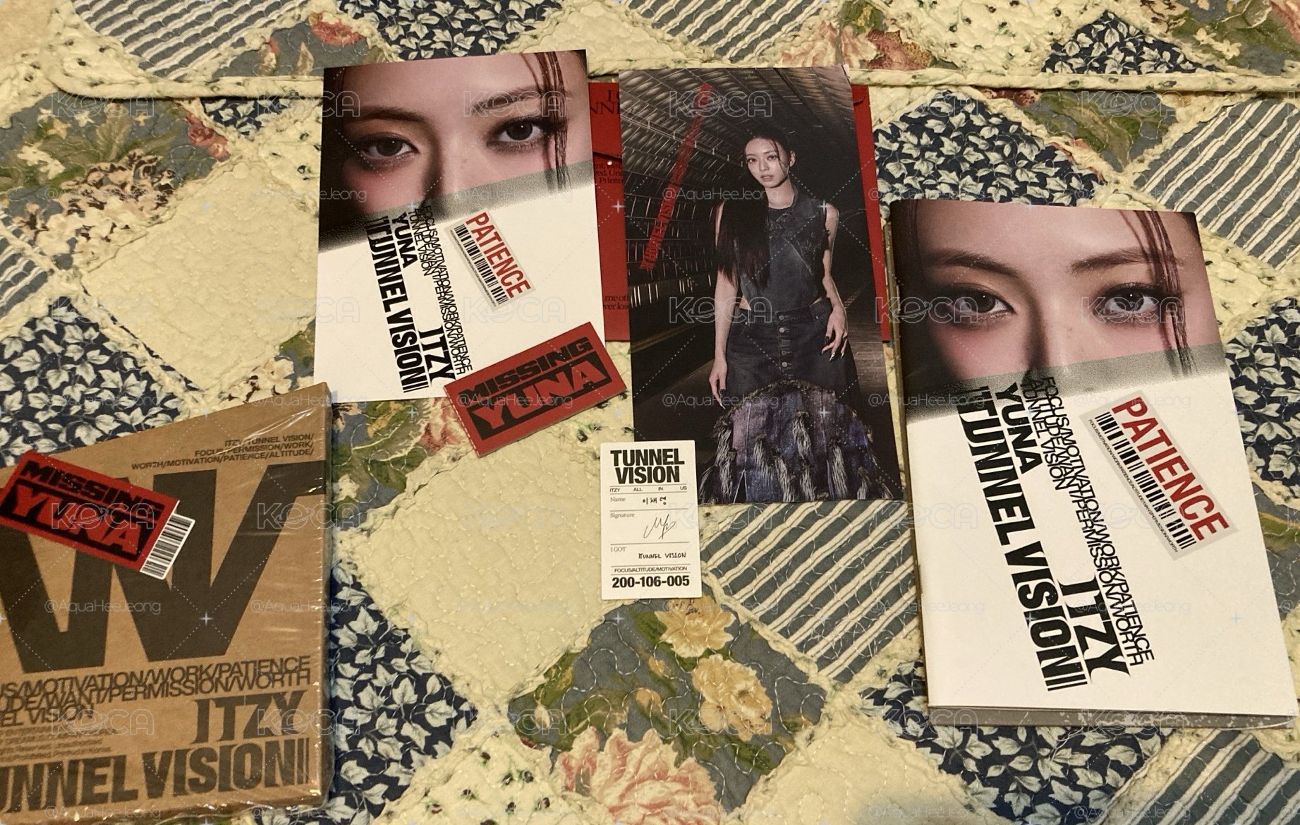 娜版已拆空專 配彩領簽名貼