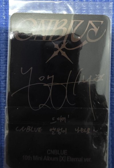 CNBLUE 10th Mini Album:X               第10張迷你專輯小卡