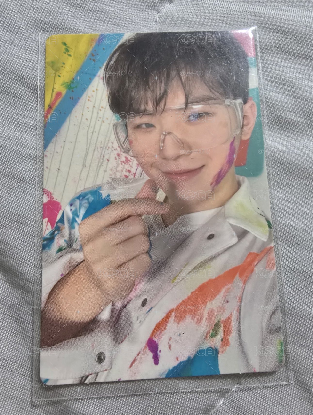 seventeen woozi 克拉盤 正四 隨機卡