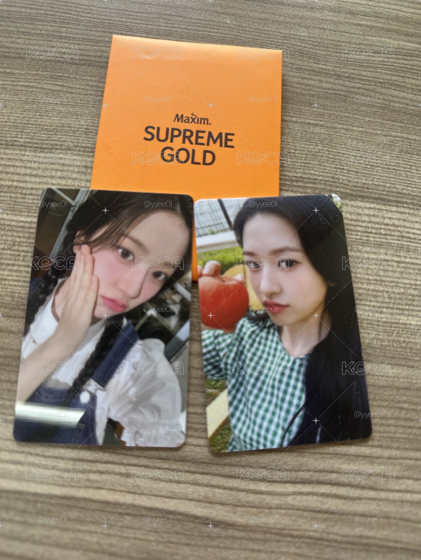 IVE supreme gold代言卡+LABO’H代言卡