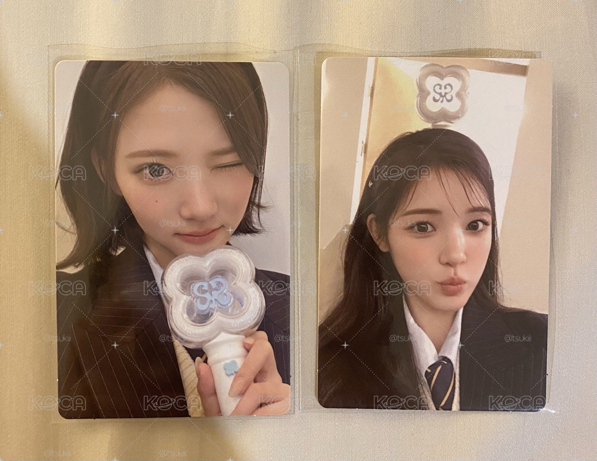 jiwoo+yuha 手燈卡
