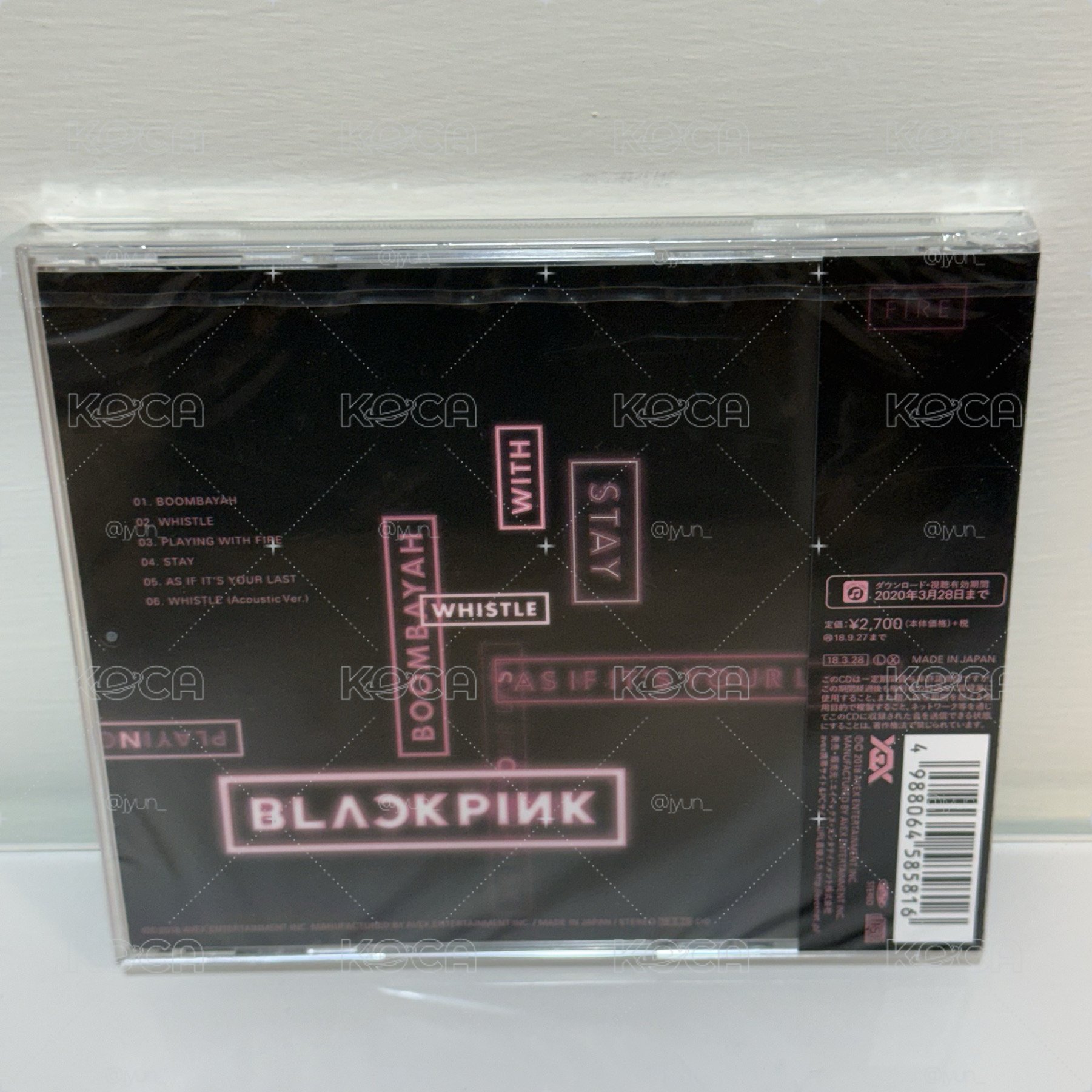 Re:BLACKPINK JP CD 未拆