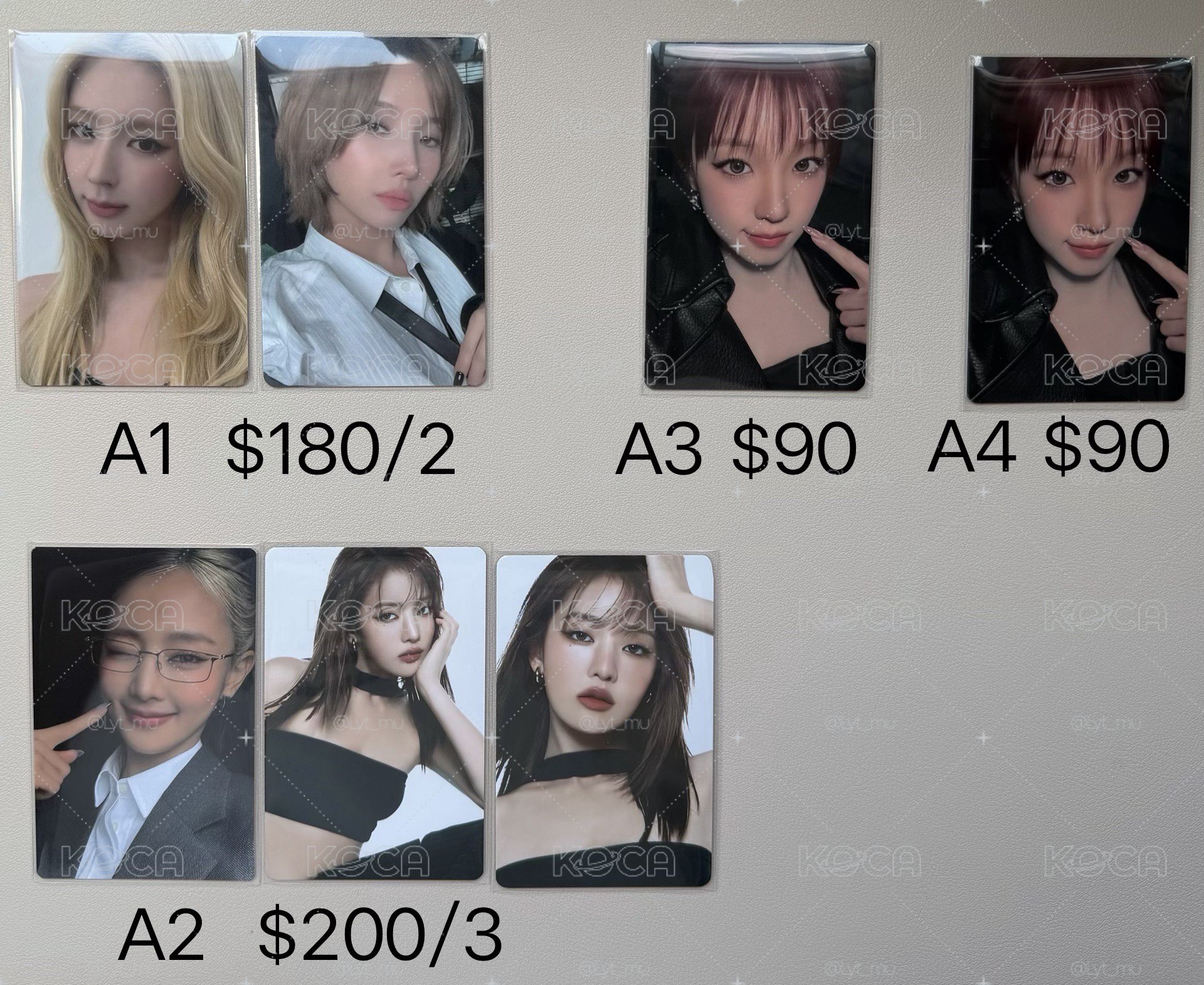 i-dle 演唱會橫濱場週邊-隨機卡包卡