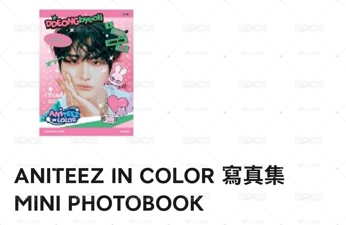 ANITEEZ IN COLOR 寫真集 MINI PHOTOBOOK星