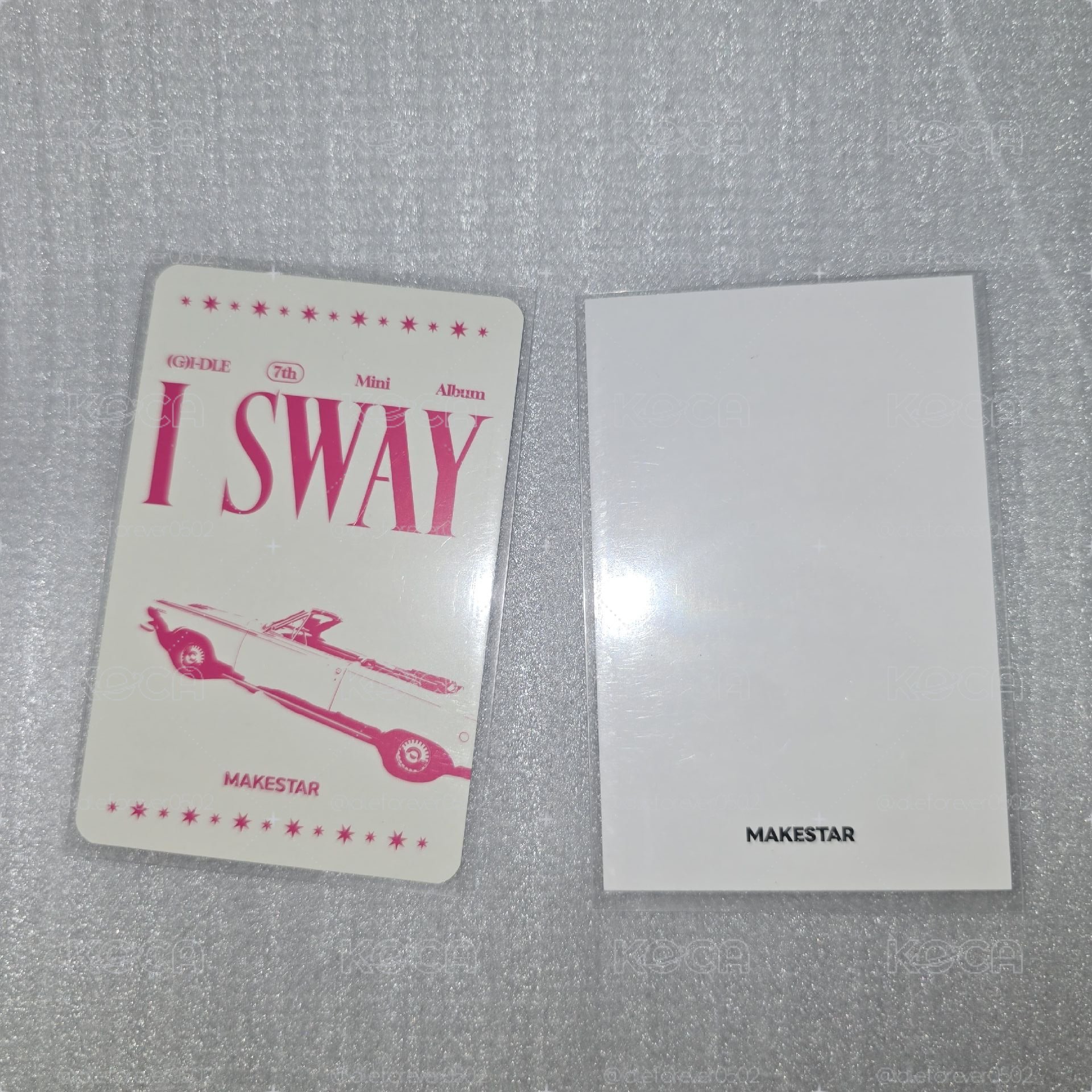 i-dle 迷七 I SWAY MS9.0簽售特典卡 雨琦
