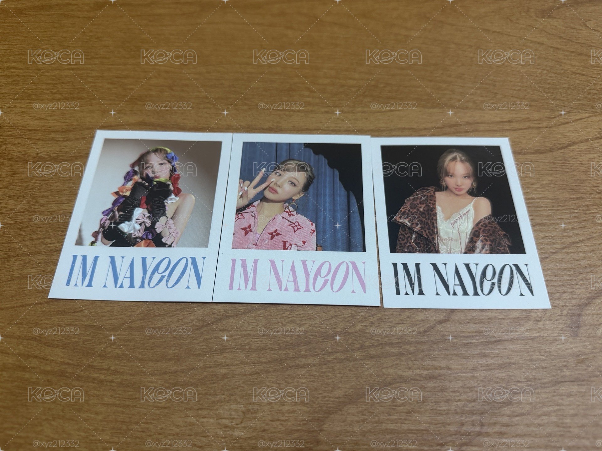 IM NAYEON特典小明信片