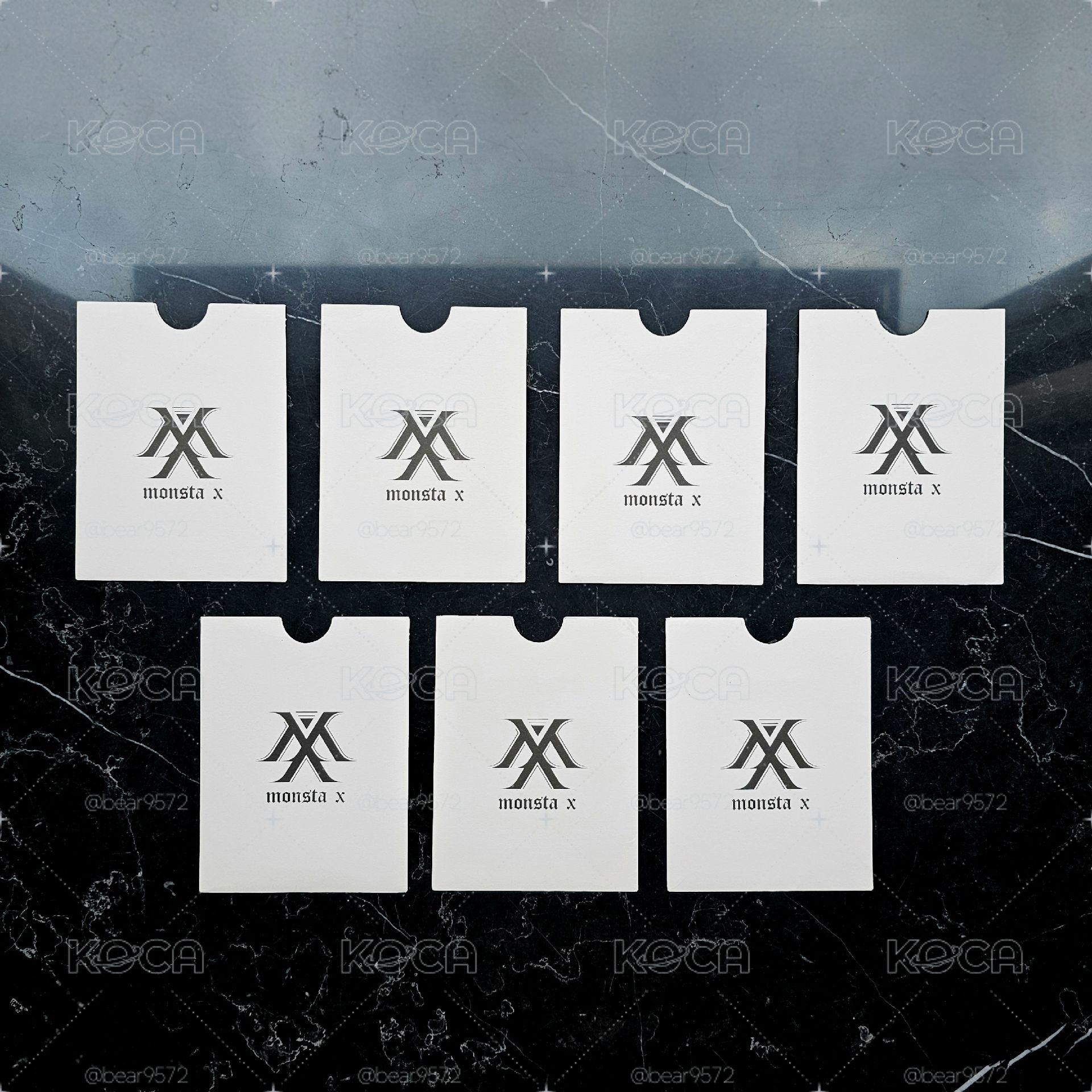 MONSTA X 歷年公放卡、卡貼、明信片、人生四格 (送圖二公放卡套)