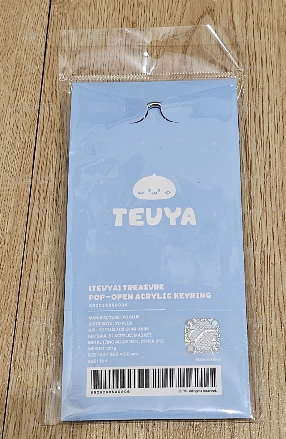 TEUYA壓克力吊飾鑰匙圈