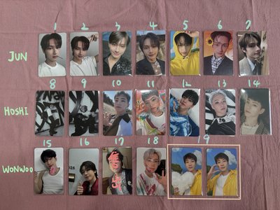seventeen 散卡 【俊/榮/圓 】