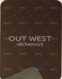 OUT WEST A.M. 代言卡 香水卡 背面