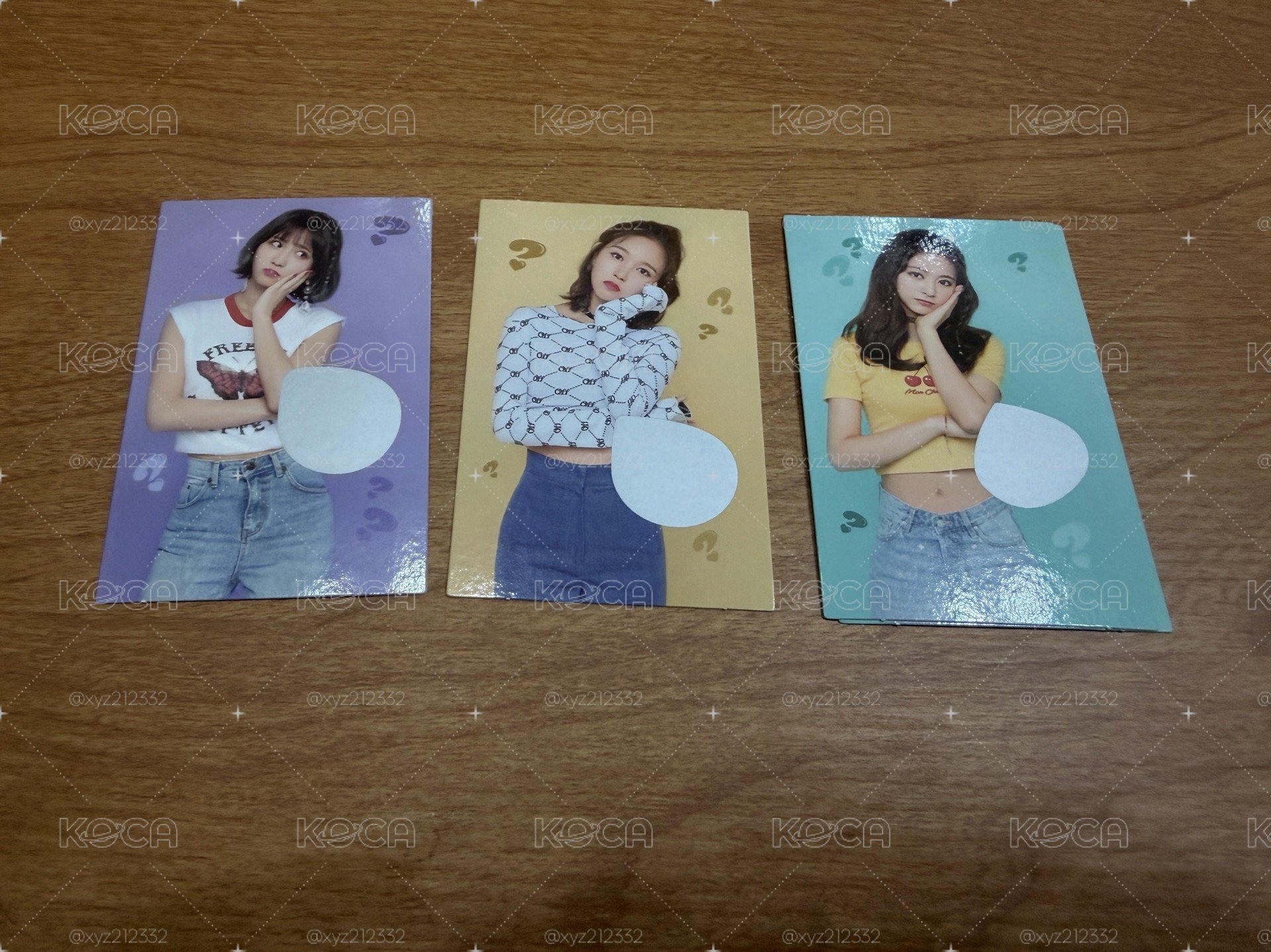 TWICE小卡區（緩慢更新）