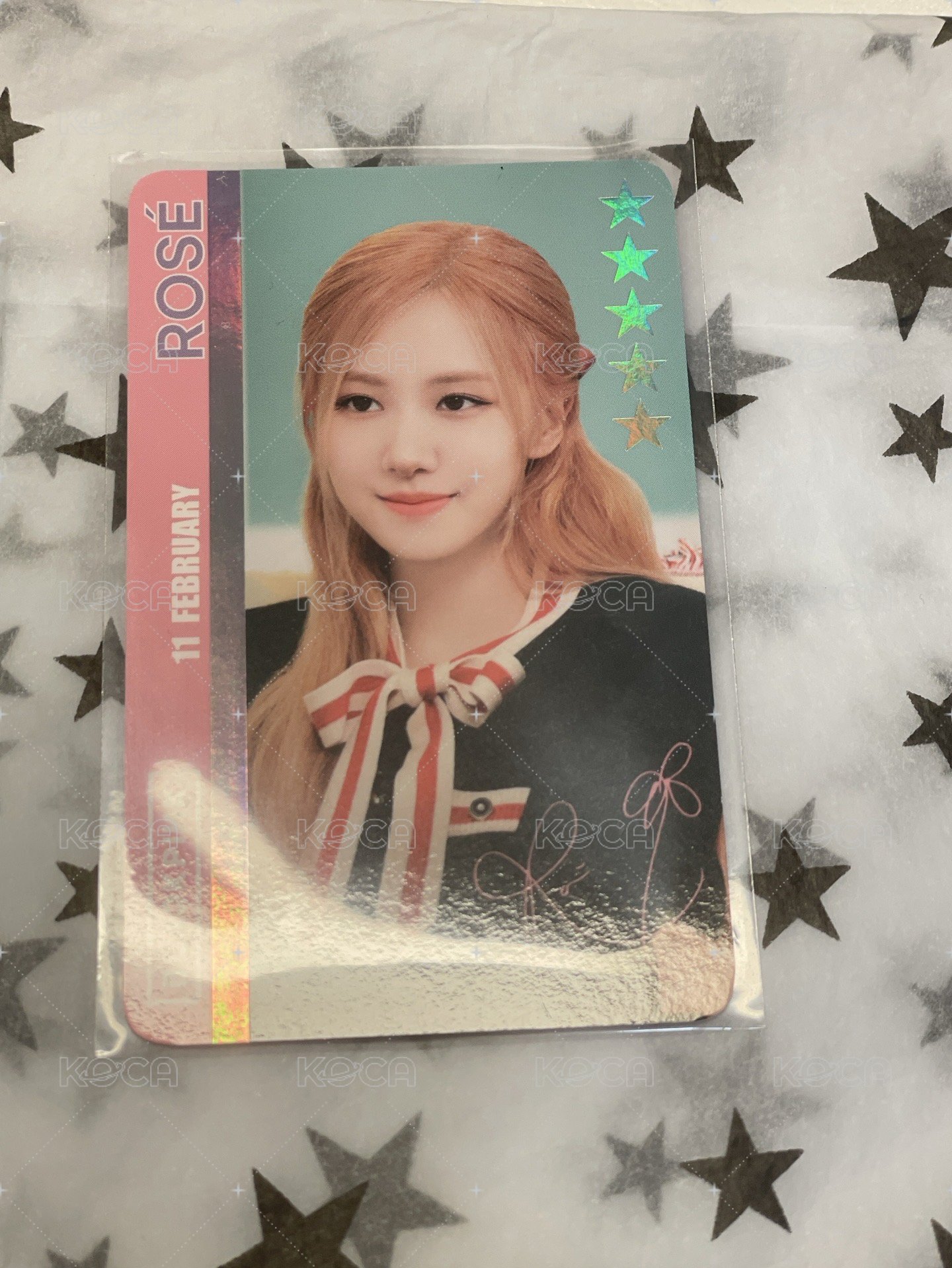 rosé 抽選卡五星