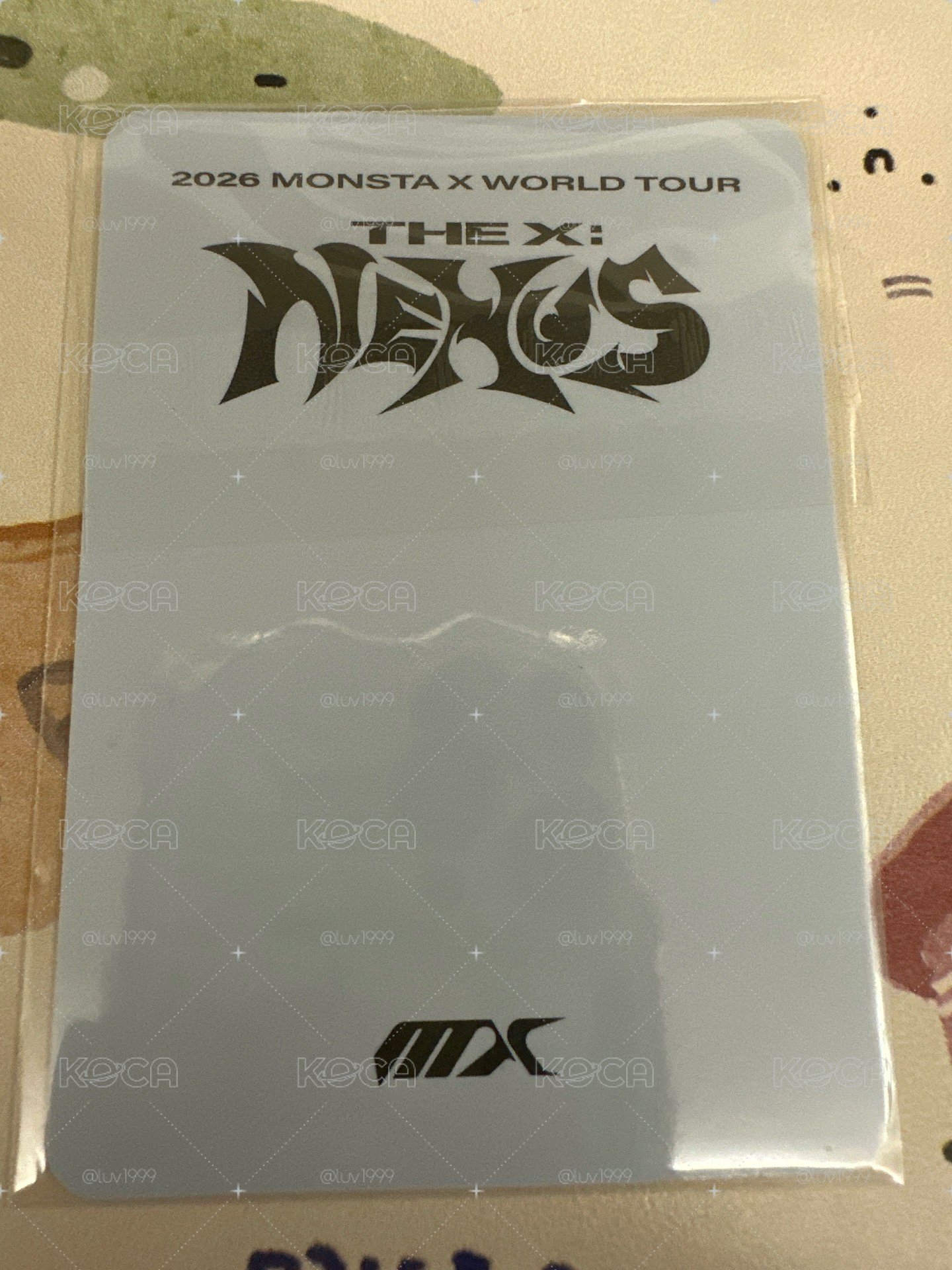 MONSTA X SHOWNU 韓國演唱會 THE X : NEXUS 滿額卡