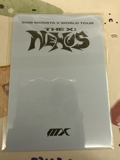 MONSTA X SHOWNU 韓國演唱會 THE X : NEXUS 滿額卡