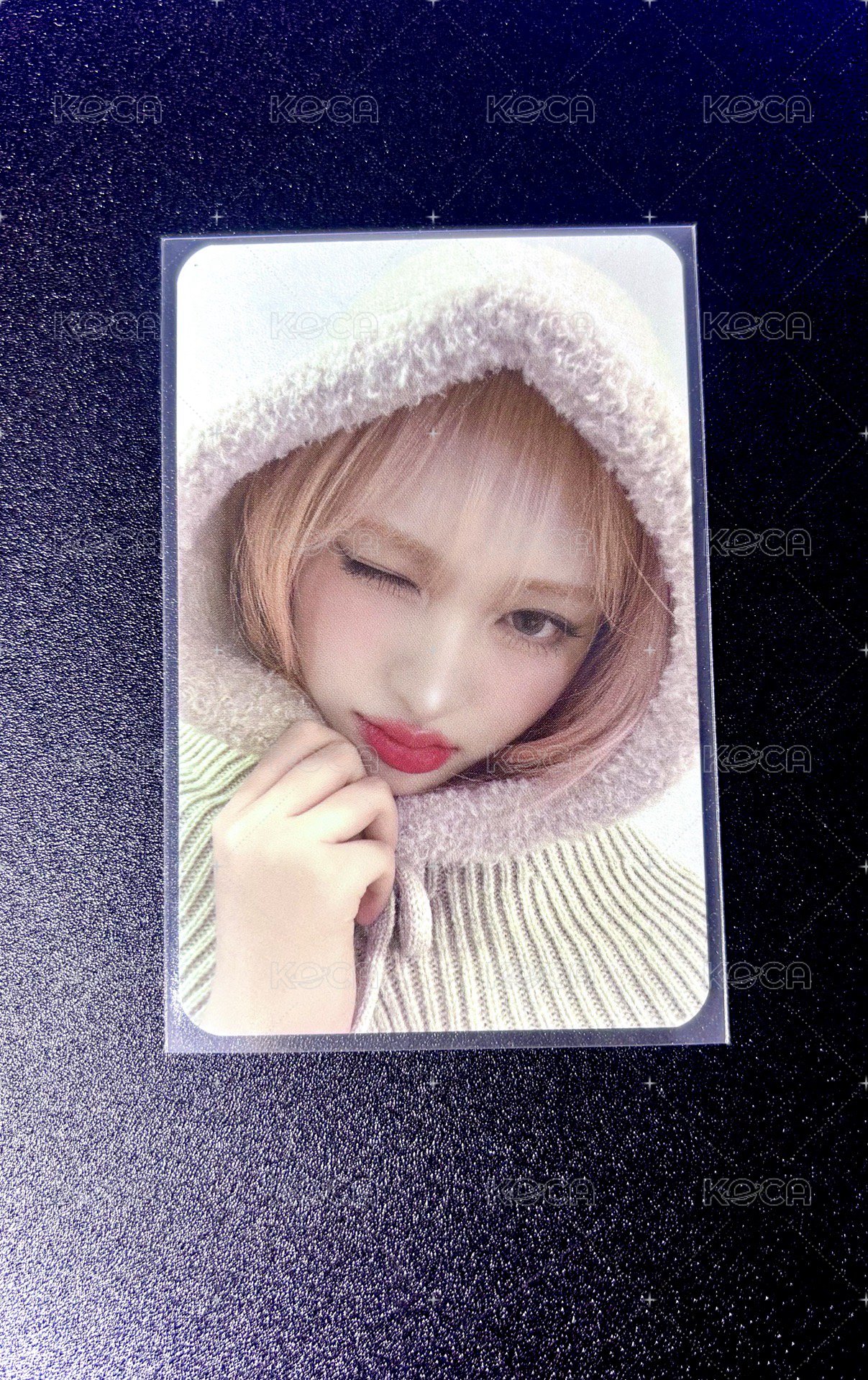 帽子栗有小小損