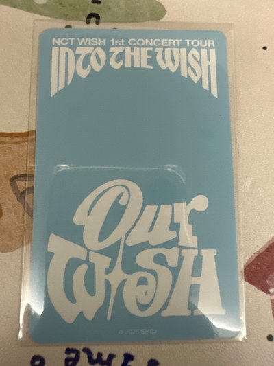 NCT WISH YUSHI 日本演唱會 滿額卡