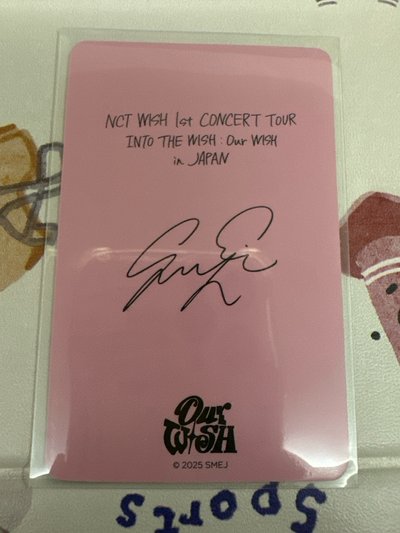 NCT WISH SAKUYA 日本演唱會 滿額卡