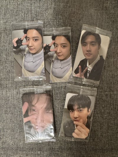 EXO Reverxe k4 「合照 」簽售卡 