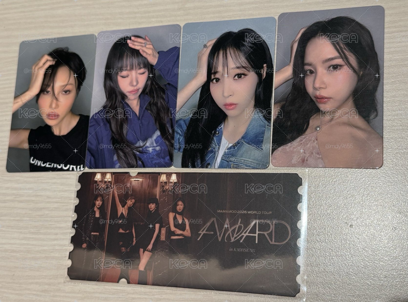 MAMAMOO 7/4高雄場入場卡