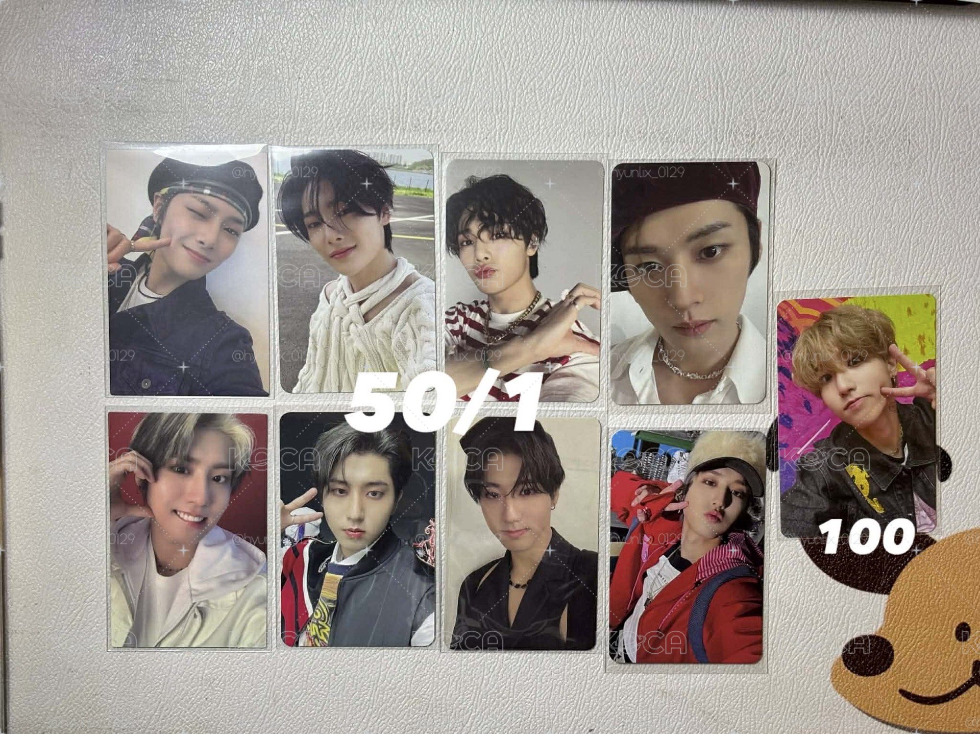 stray kids 旻城寅專卡 特典