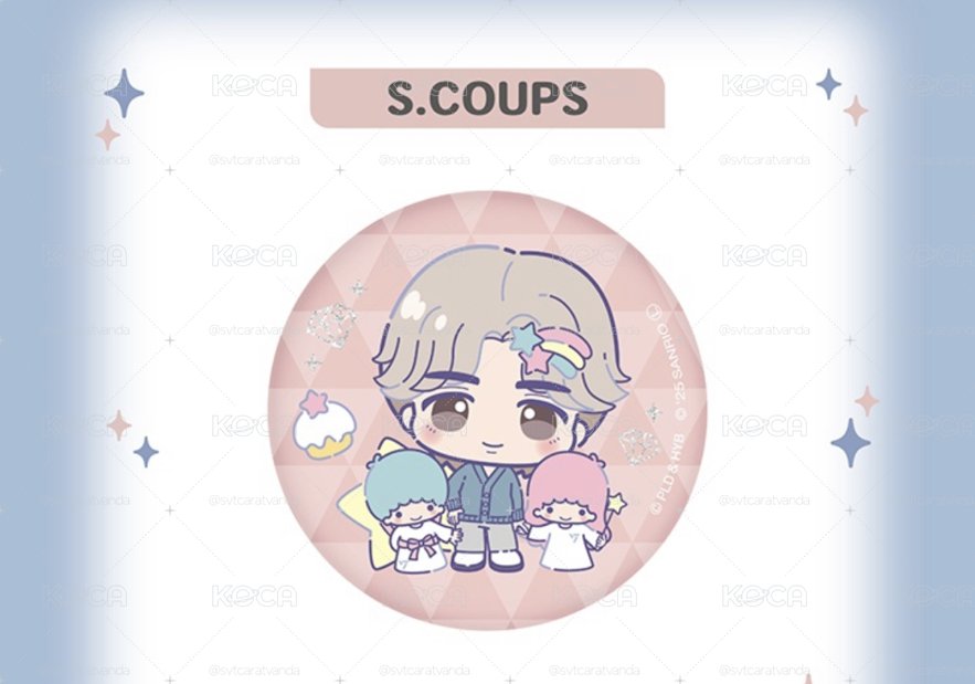 SEVENTEEN x SANRIO CHARACTERS日本徽章現貨