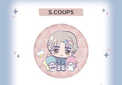 SEVENTEEN x SANRIO CHARACTERS日本徽章現貨