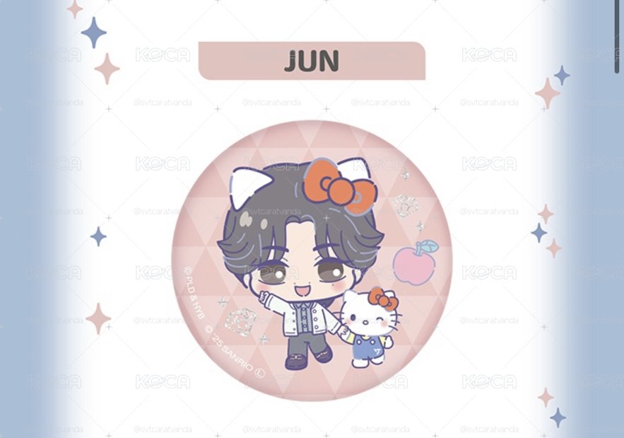 SEVENTEEN x SANRIO CHARACTERS日本徽章現貨