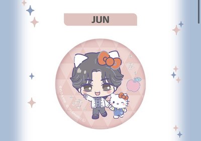 SEVENTEEN x SANRIO CHARACTERS日本徽章現貨
