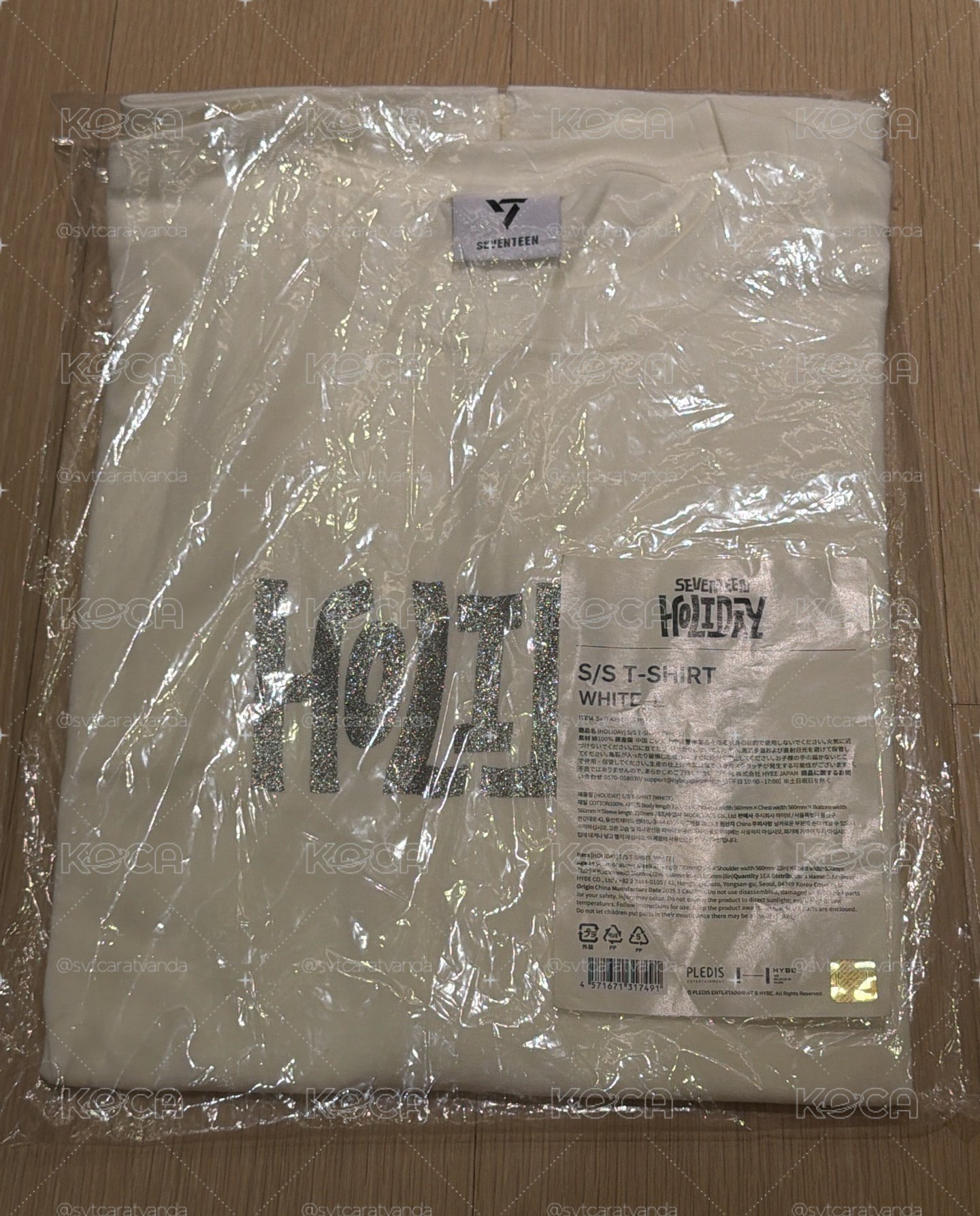 Seventeen2025日本FM [HOLIDAY] 白Tee L全新現貨