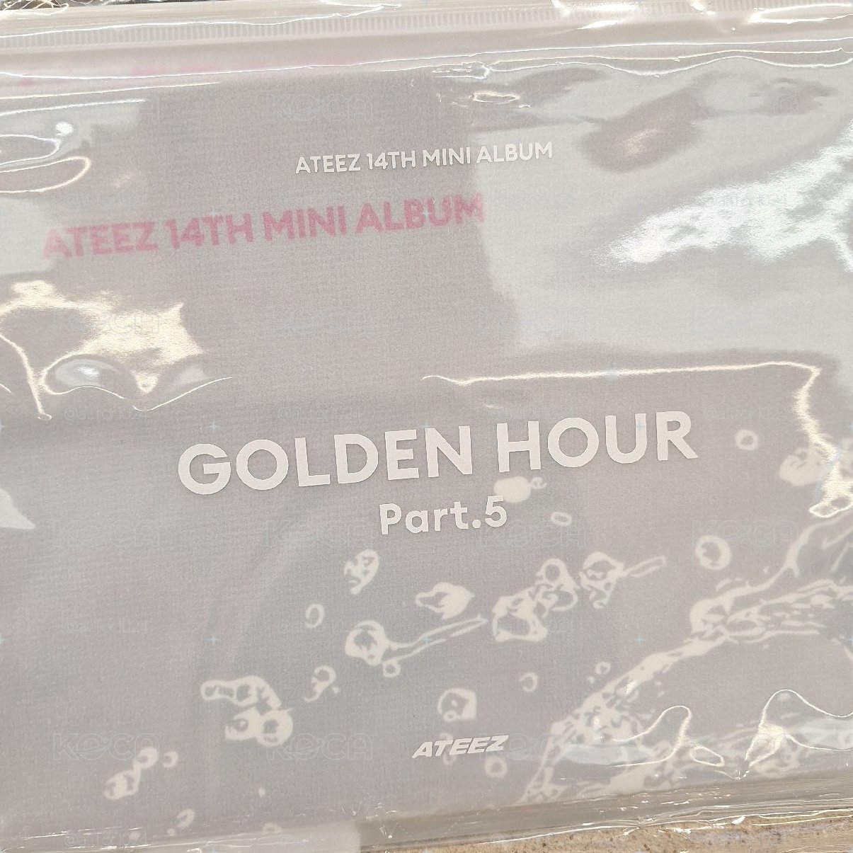 ATEEZ｜GOLDEN HOUR PART.5 快閃店 slogan毛巾