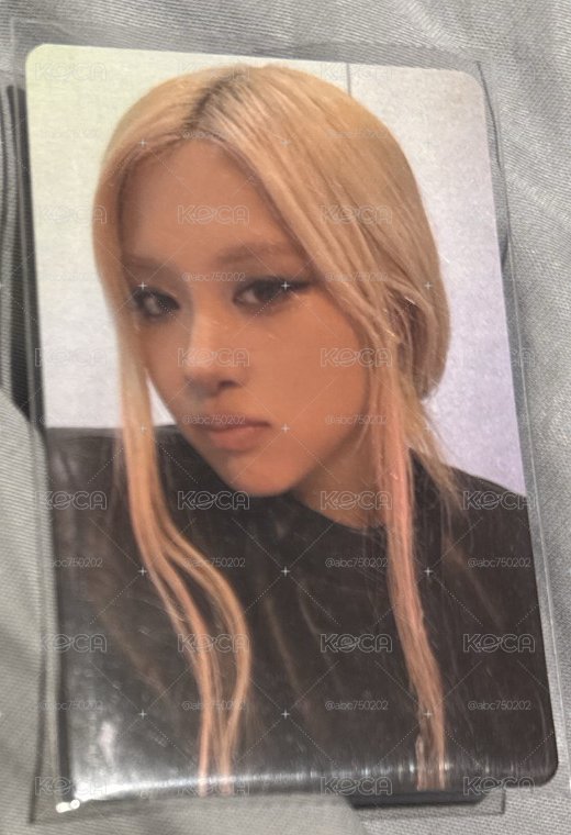 Blackpink Deadline Rose專輯卡