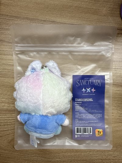 迷七 娃娃玩偶 彩虹角巴兔 崔勇猛