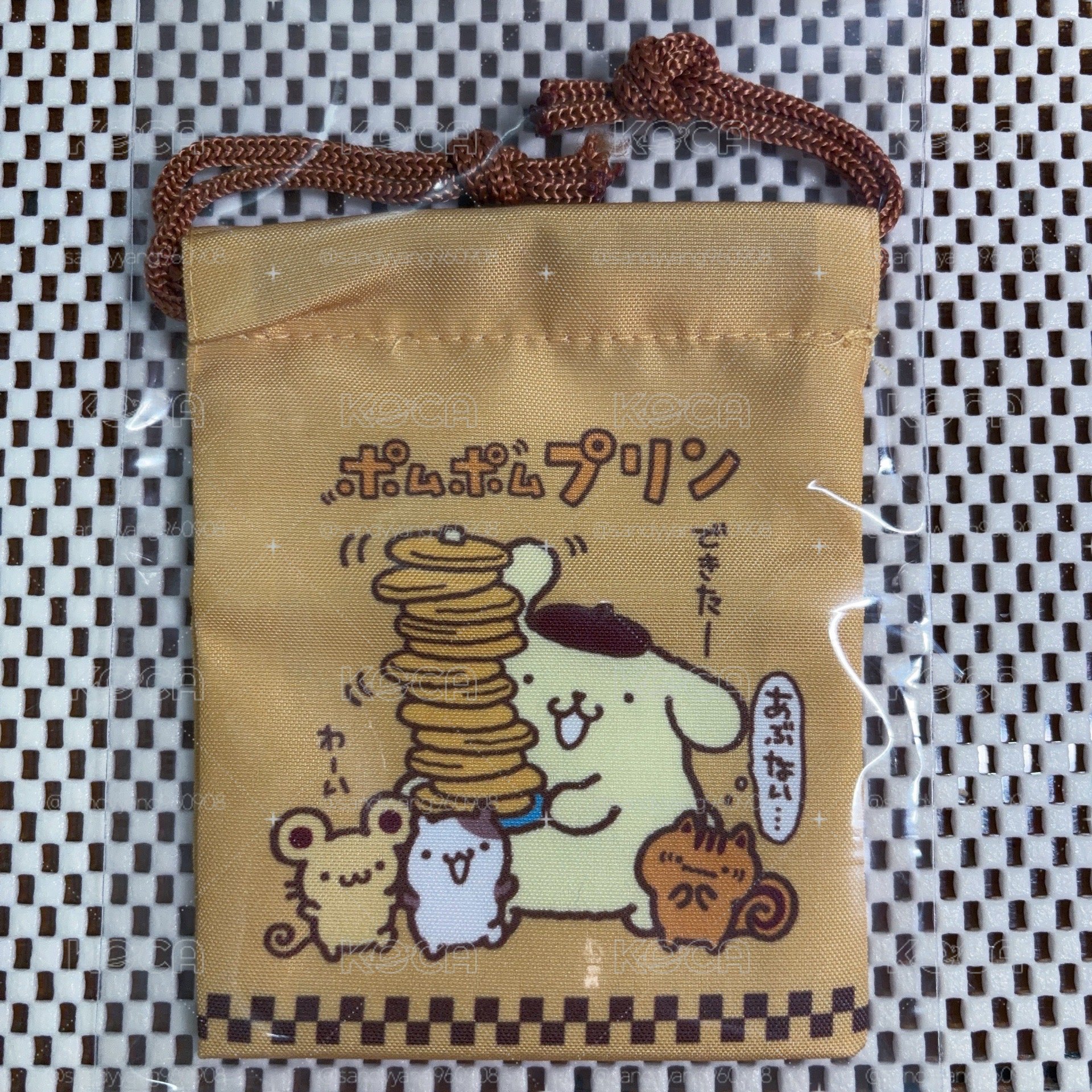 Daiso 布丁狗 束口袋