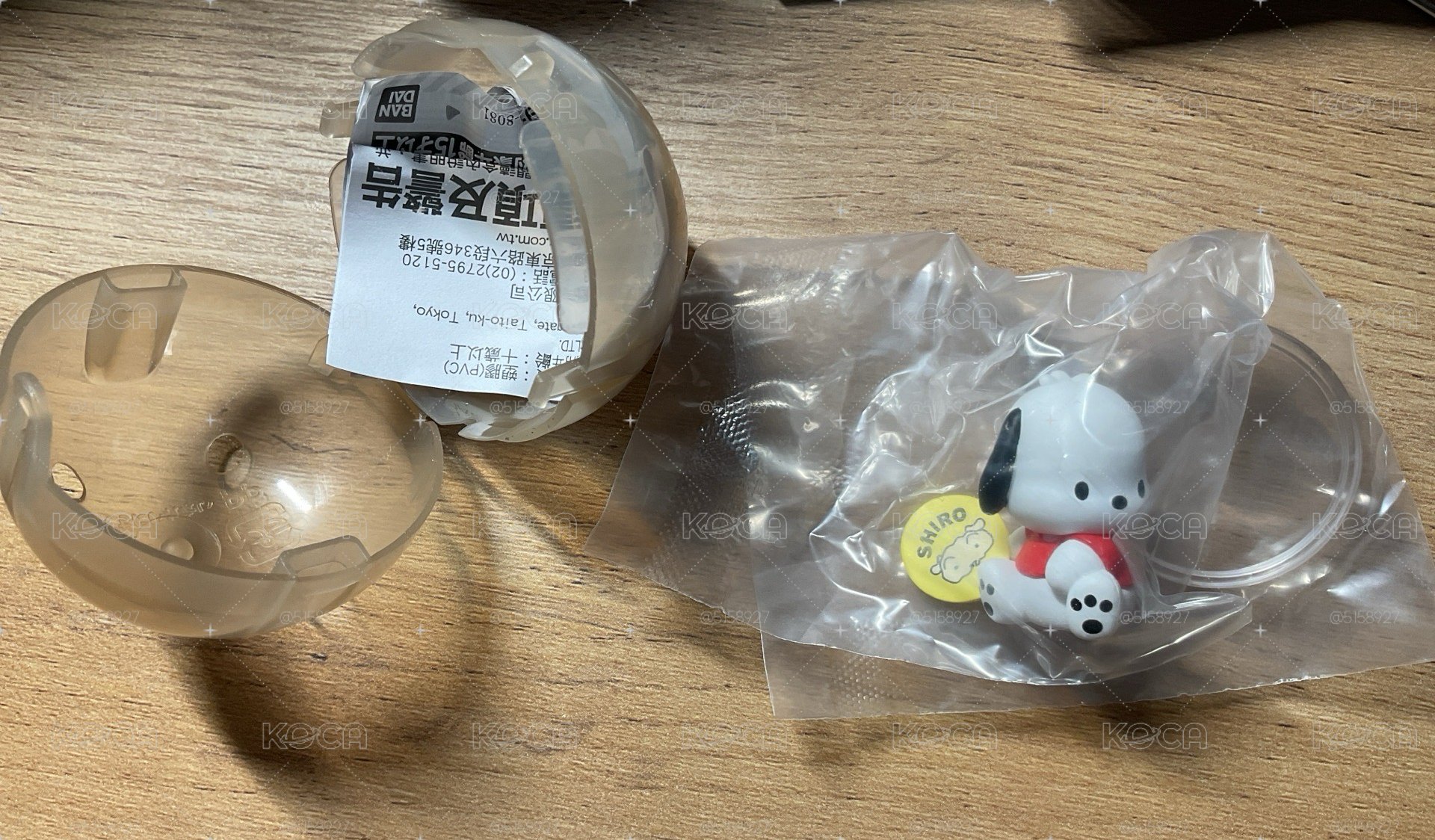 帕恰狗x小白  蠟筆小新x三麗鷗變裝扭蛋公仔  