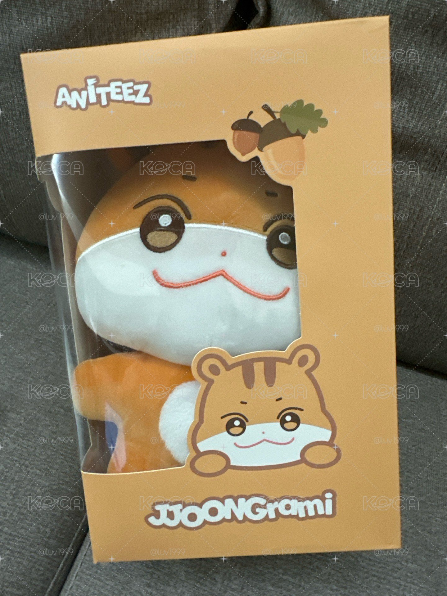 ATEEZ 弘中 JJOONGrami ANITEEZ IN ILLUSION 大型 娃娃 PLUSH DOLL