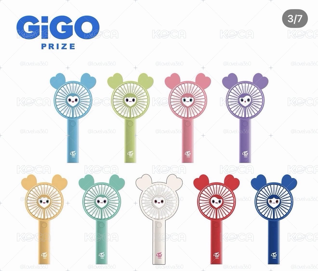TWICE GIGO手持風扇